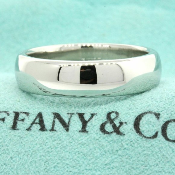 Platinum Classic Lucida Wedding Band Ring 6mm - Picture 1 of 4